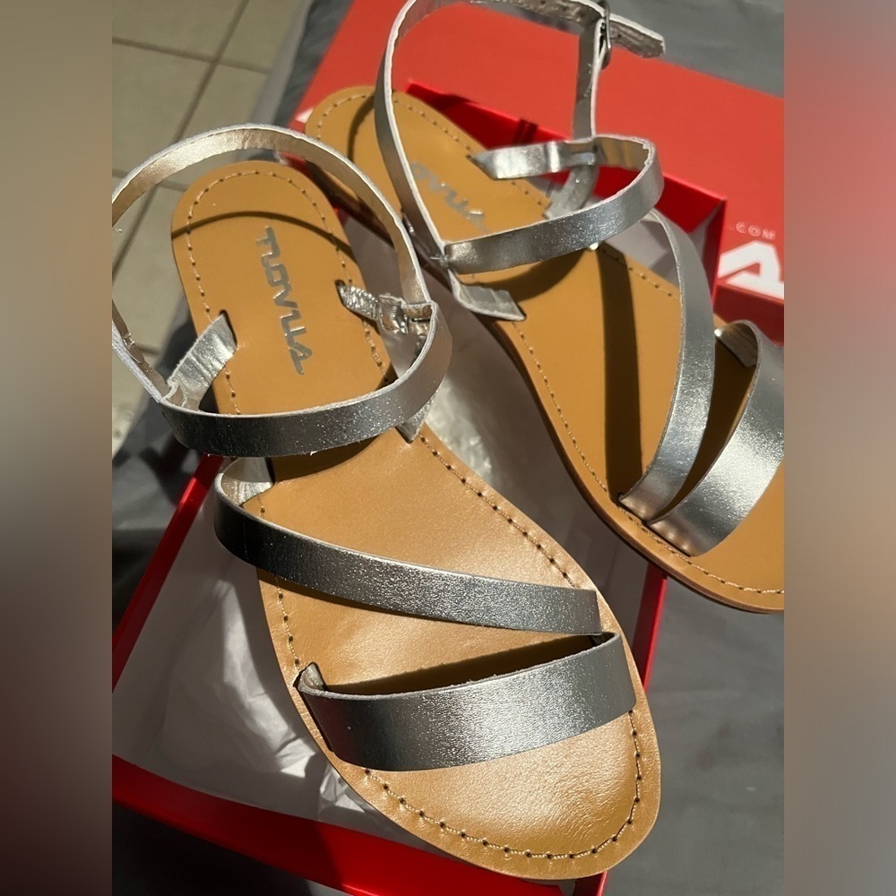 ⭐️Novus Silver Sandals